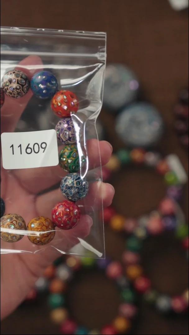 【闪购商品】11609大漆螺钿珠成串一串