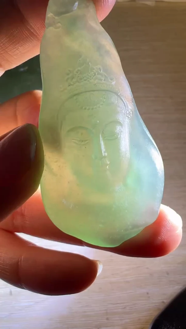 【闪购商品】定制翡翠未镶嵌观音