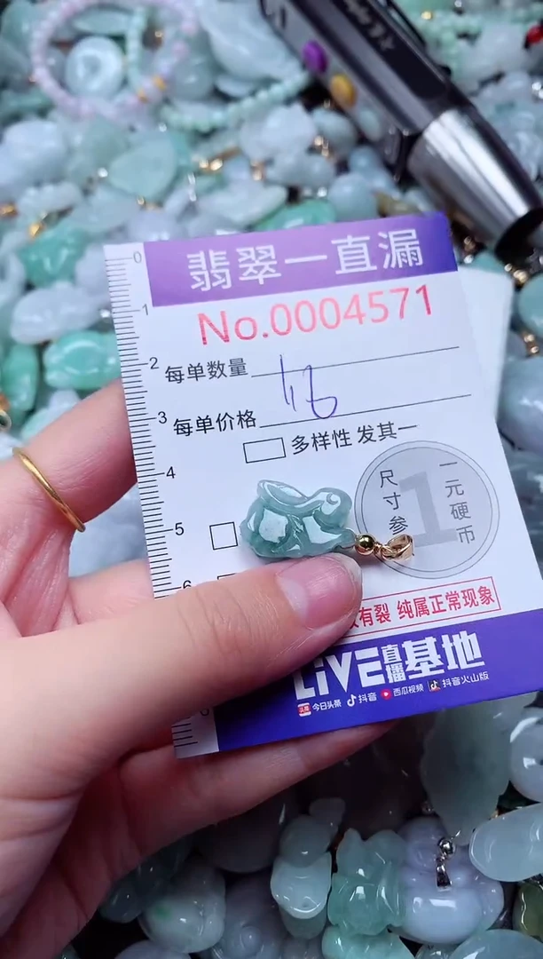 吊坠(不含链)未镶嵌翡翠4571