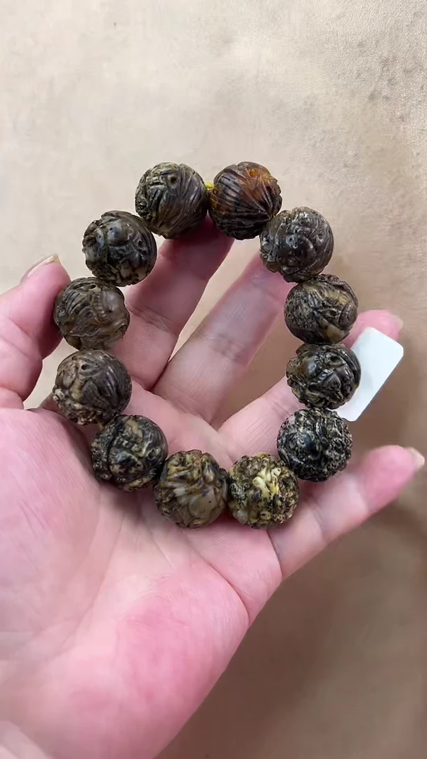 未镶嵌琥珀手串手串