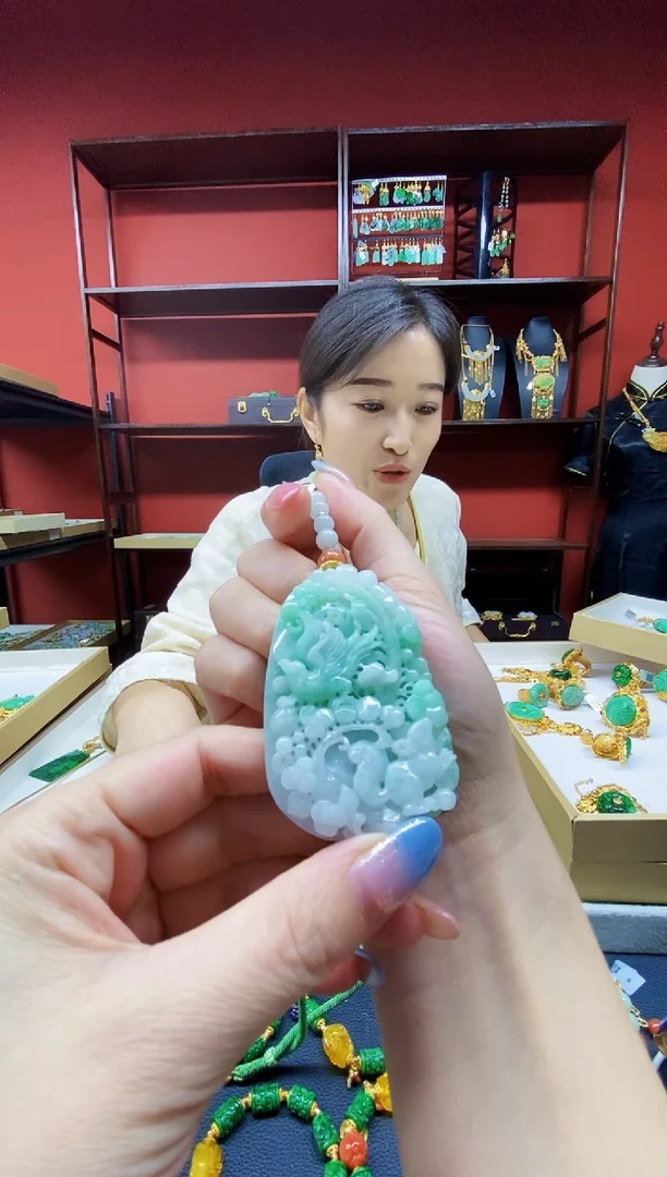 颈饰未镶嵌翡翠翡翠吊坠