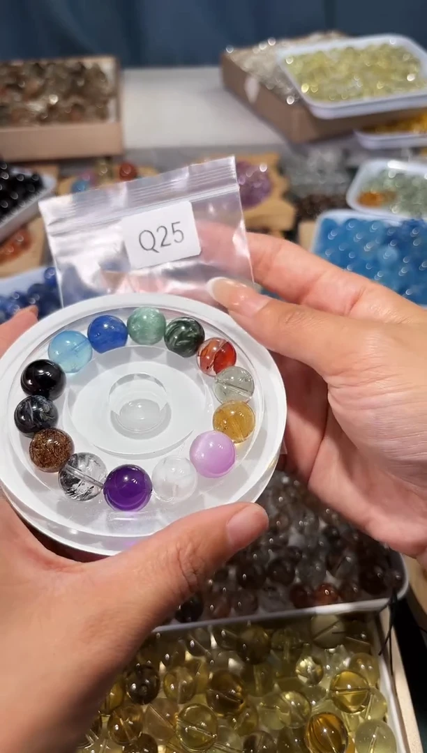 未镶嵌手串水晶??Q25紫锂辉补差价