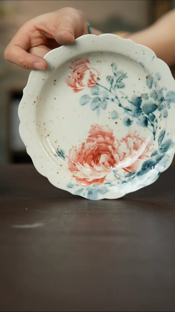 杯景德镇陶瓷杯碗柴烧多人微瑕