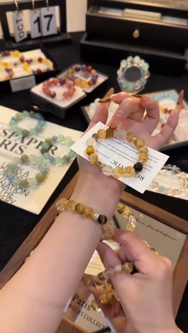 合金手链水晶财富多宝x2996