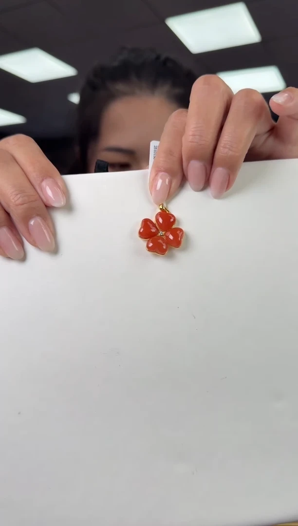 银S925镶嵌吊坠南红玛瑙多样发其一/2510150488