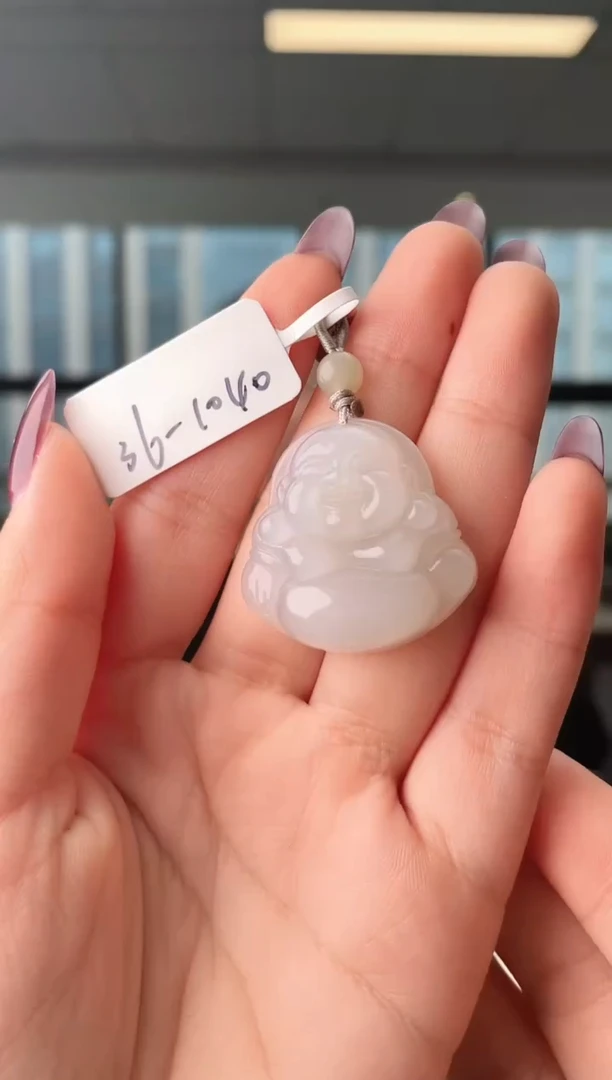 颈饰未镶嵌和田玉佛公 1040