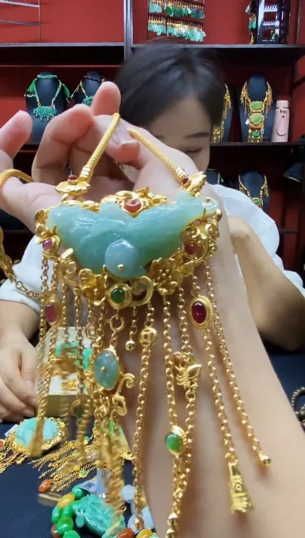 颈饰未镶嵌翡翠翡翠吊坠