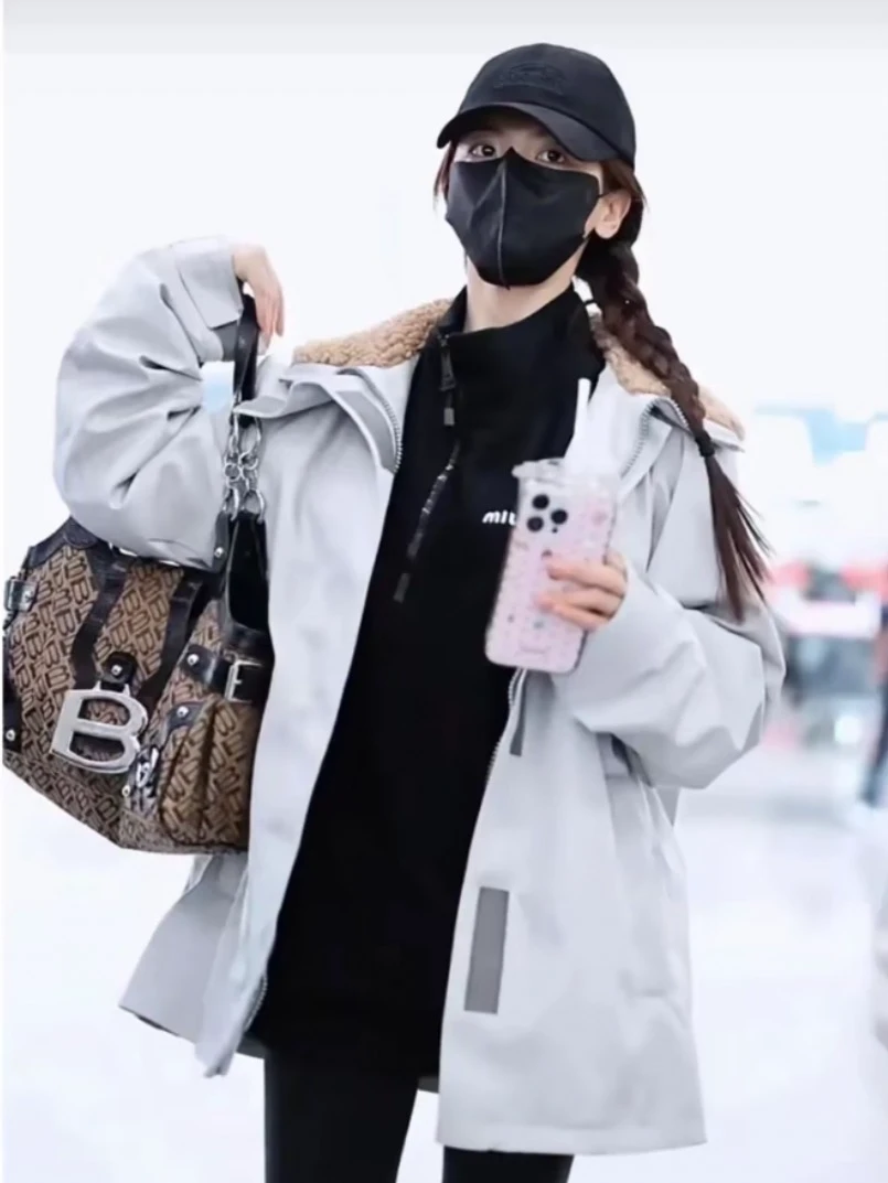 全新未使用 MIU MIU/缪缪 X14501  logo字母印花翻领外套  M码