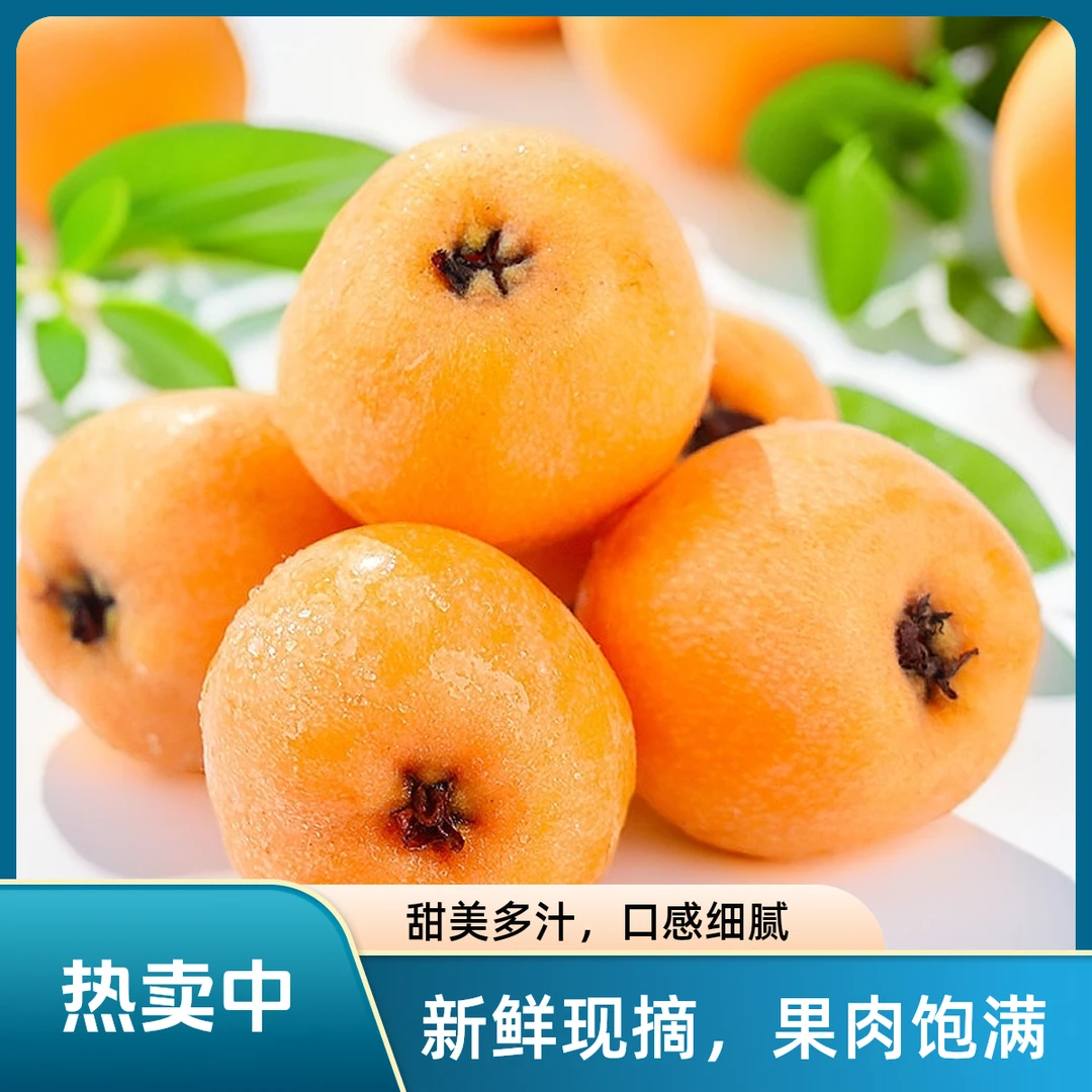 江橙小哥四川攀枝花枇杷大果新鲜琵琶应季水果特级大五星枇杷鲜果