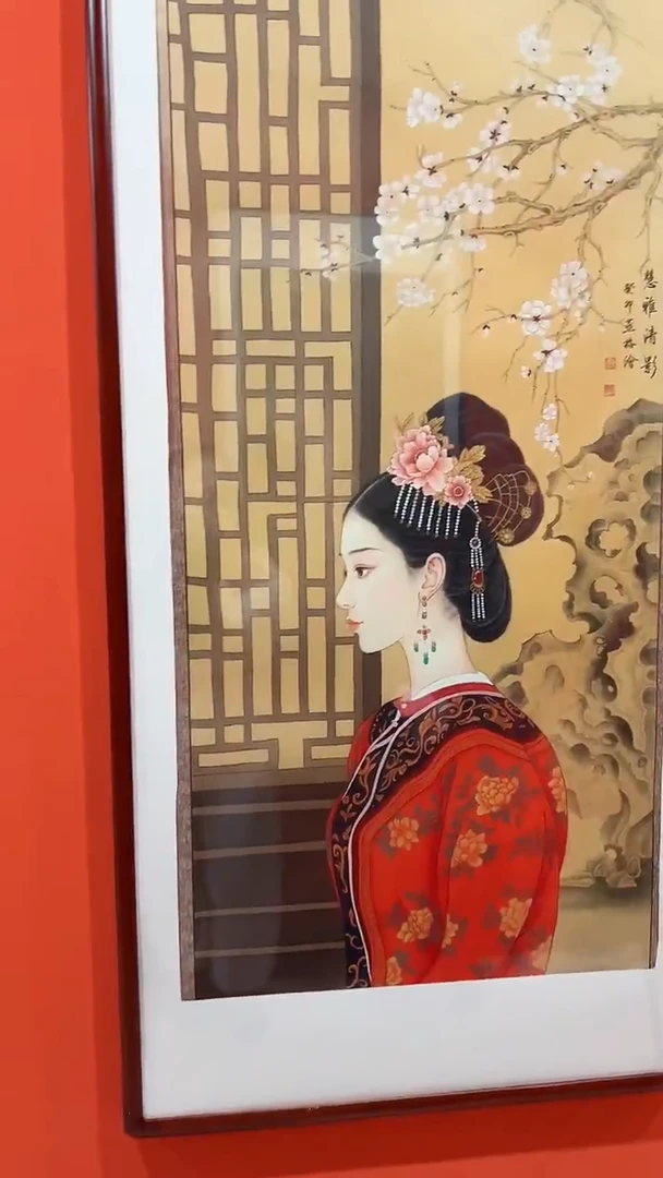 国画秦燕格国画手绘作品Y52