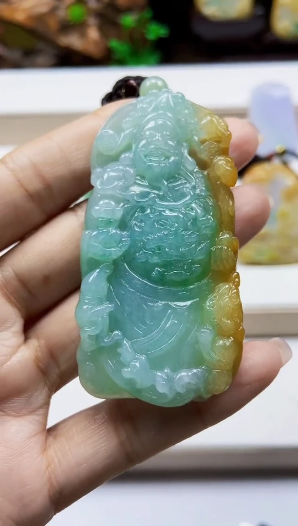 颈饰未镶嵌翡翠翡翠A货