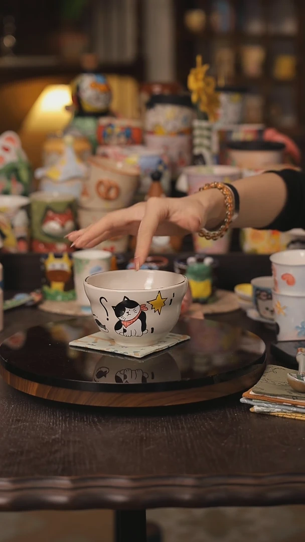 景德镇釉下彩绘设计师款式陶瓷