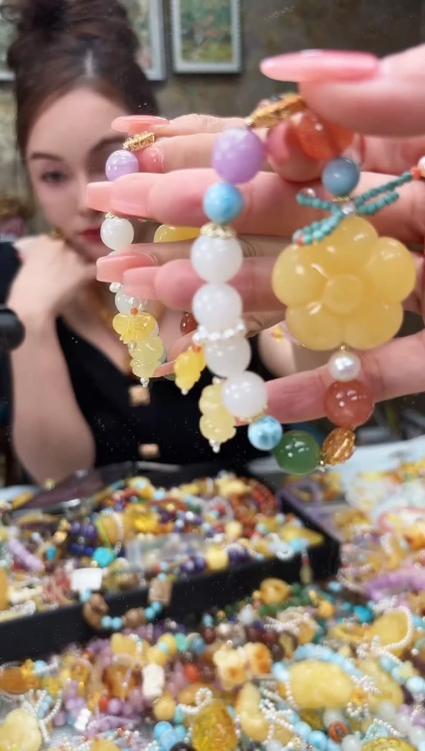 手串琥珀未镶嵌  【 多样性发一 】