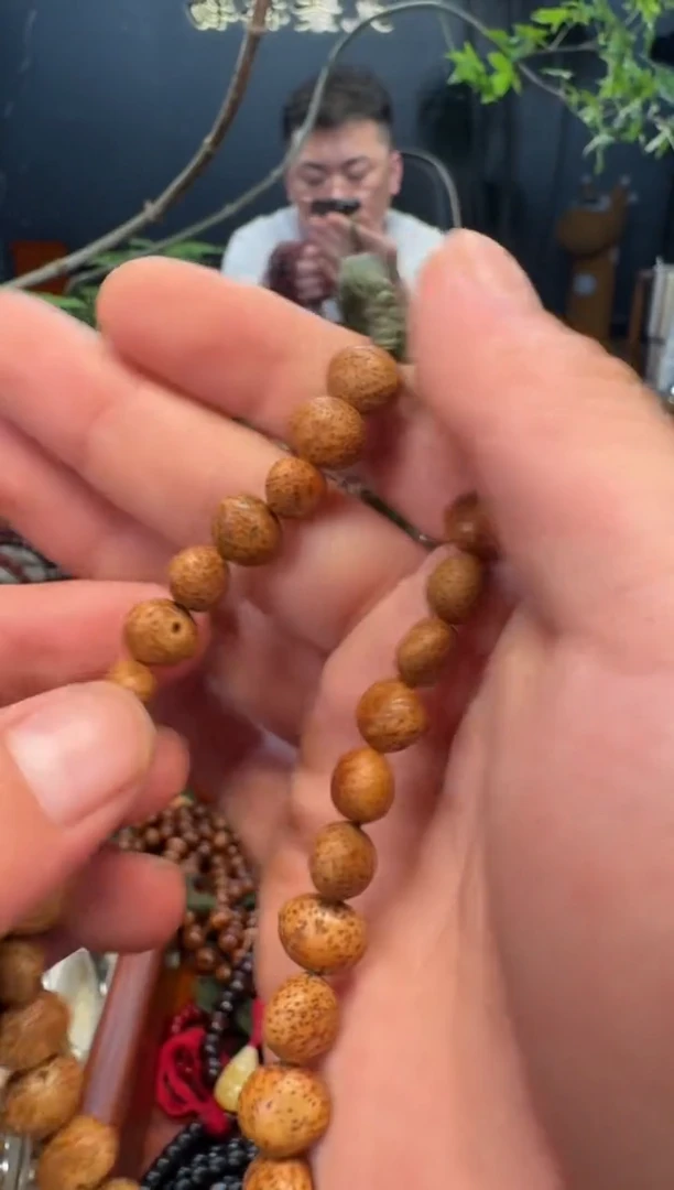手串星月菩提黄****堂星月菩提元宝籽手持