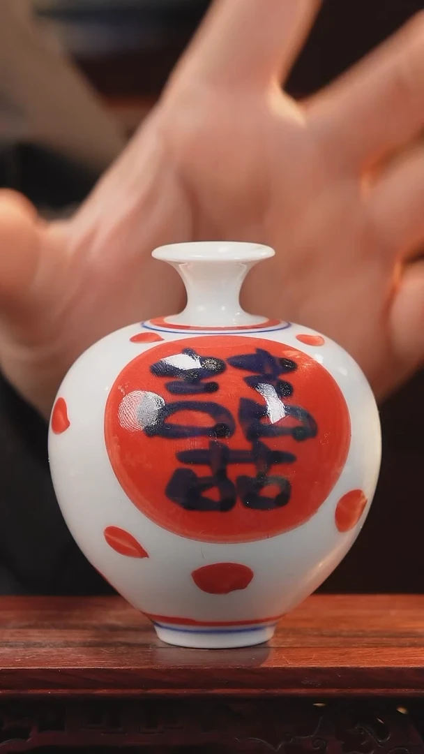 【闪购商品】摆件釉下五彩纯手工手绘原创瓷器