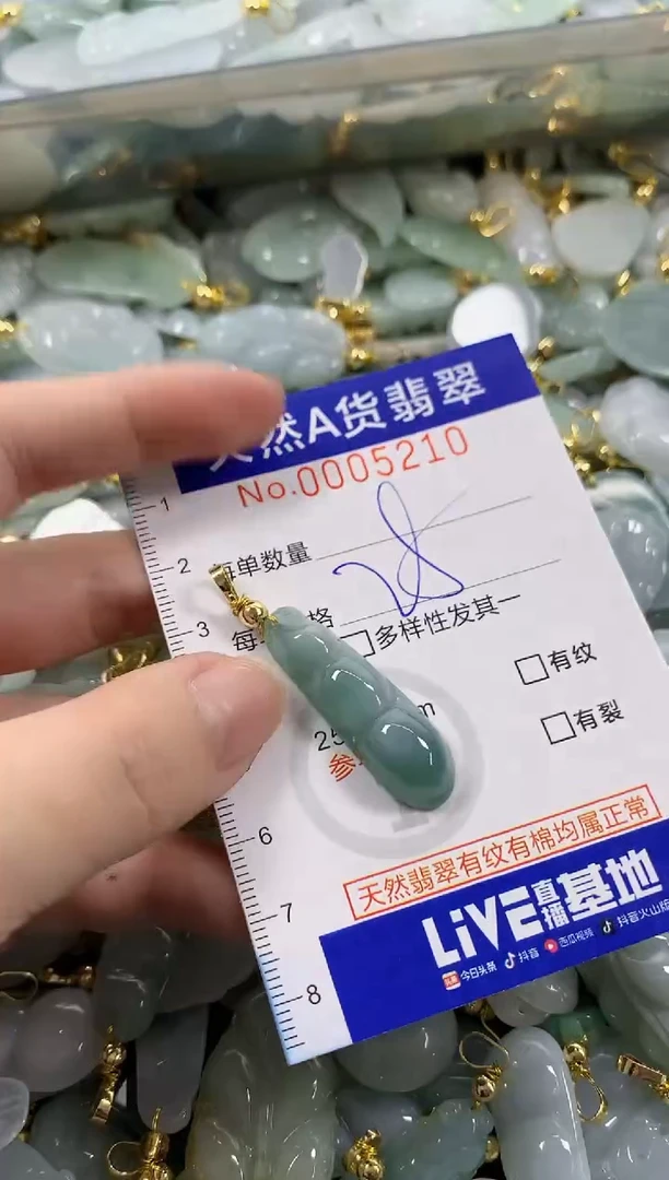 颈饰未镶嵌翡翠天然A货翡翠