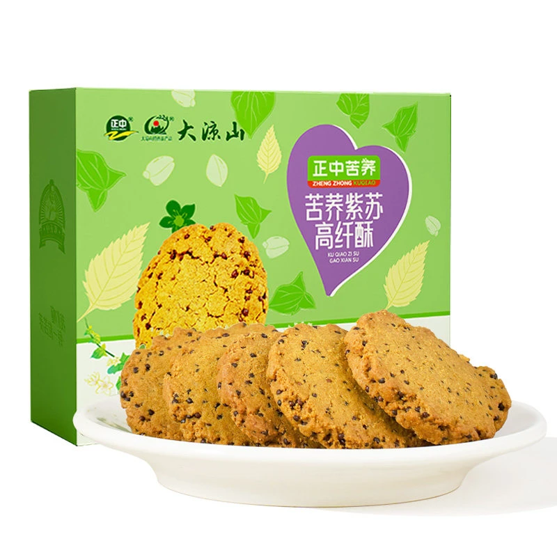 糖醇苦荞紫苏高纤酥解馋零食