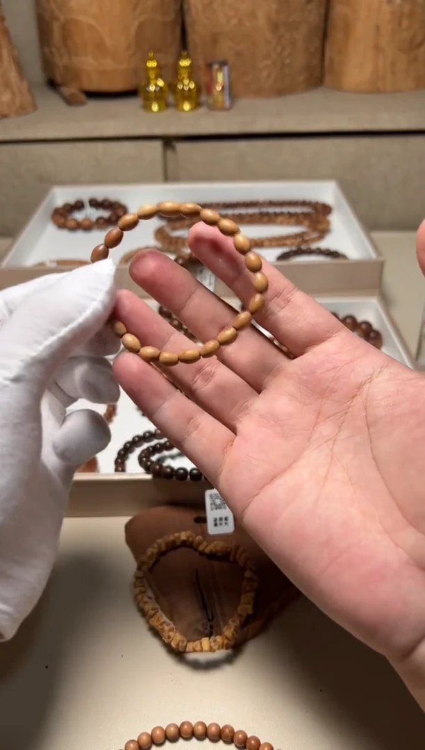 檀香木手串/手链老山檀香水滴珠瑕疵福利