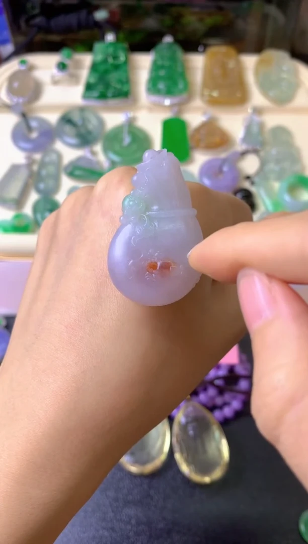 未镶嵌定制翡翠H*云毛货抛光