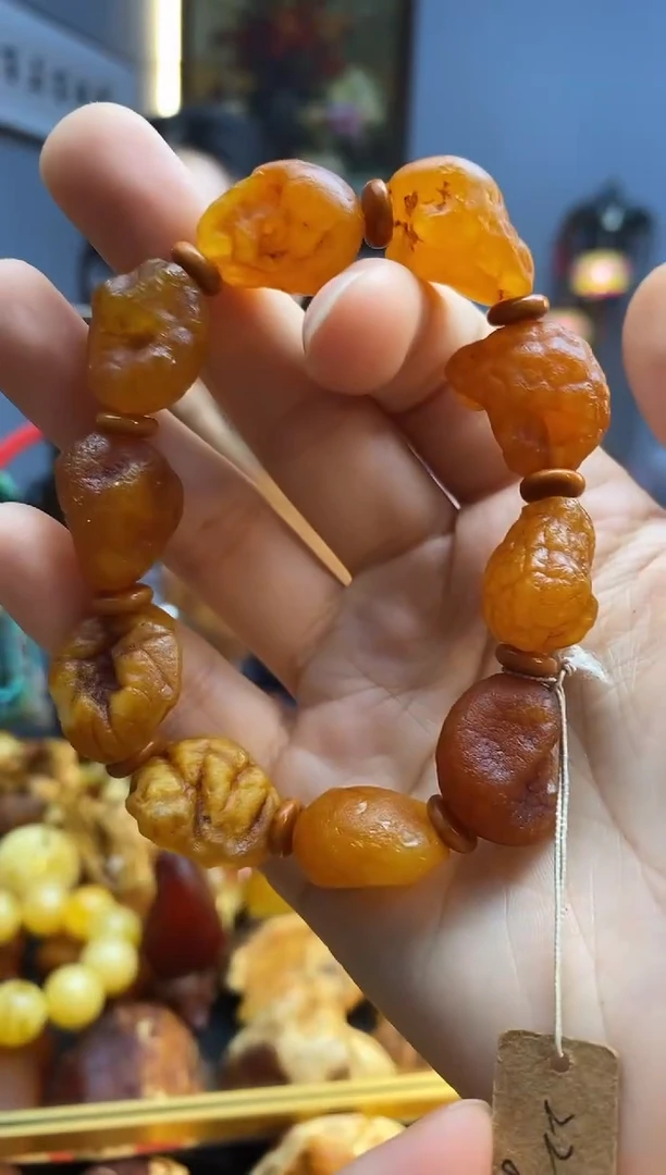 未镶嵌琥珀手串手串