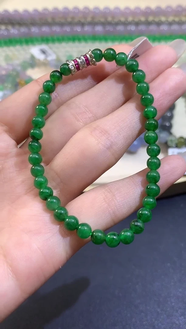 手串翡翠未镶嵌手串|4980