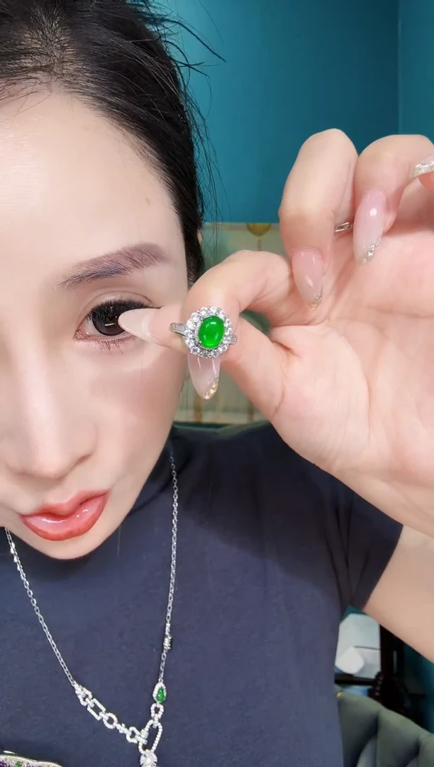翡翠戒指未镶嵌戒指