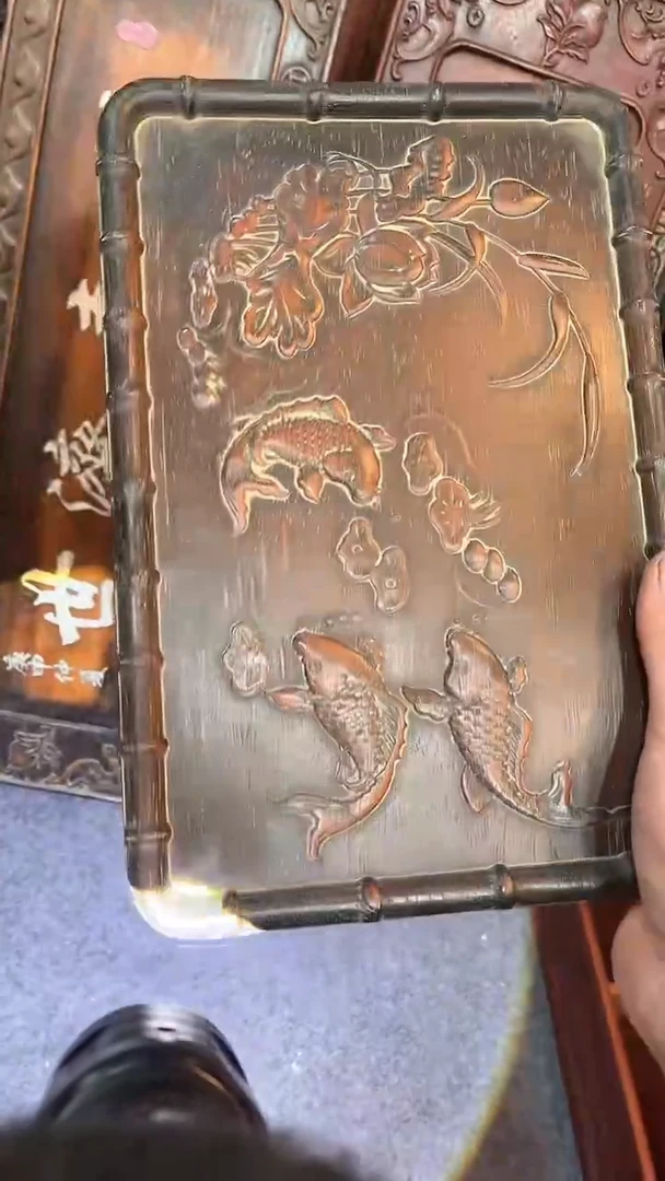 【闪购商品】非洲紫檀（红花梨）赏盘