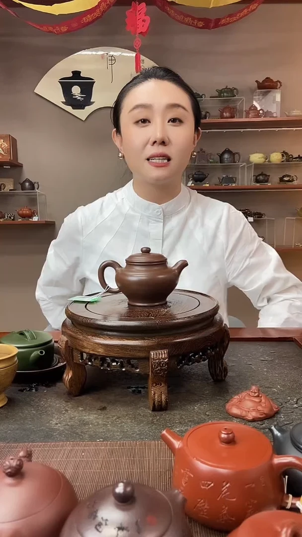 茶壶紫砂光器大亨掇只 底槽清 徐玉凤