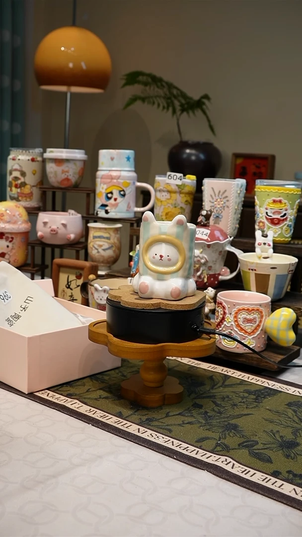 瓷【不带盒子】396高温釉下彩