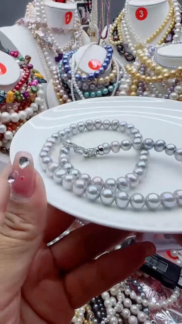 淡水珍珠未镶嵌颈饰1