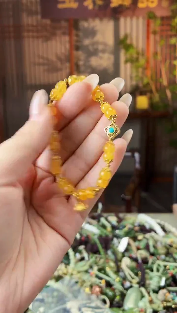 蜜蜡颈饰未镶嵌多样性发货拍一发一