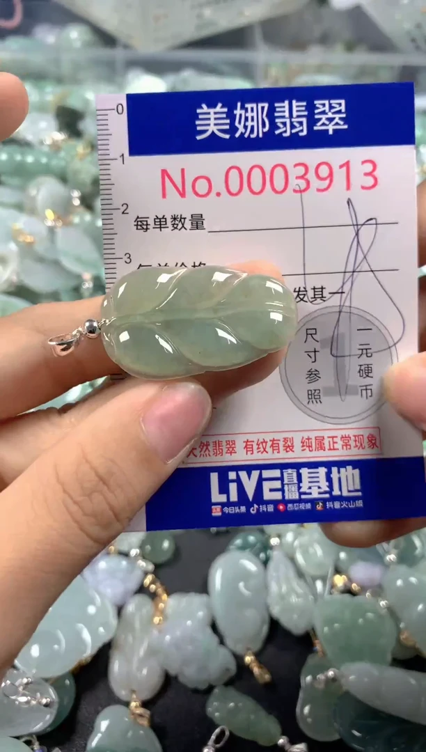 颈饰未镶嵌翡翠3913