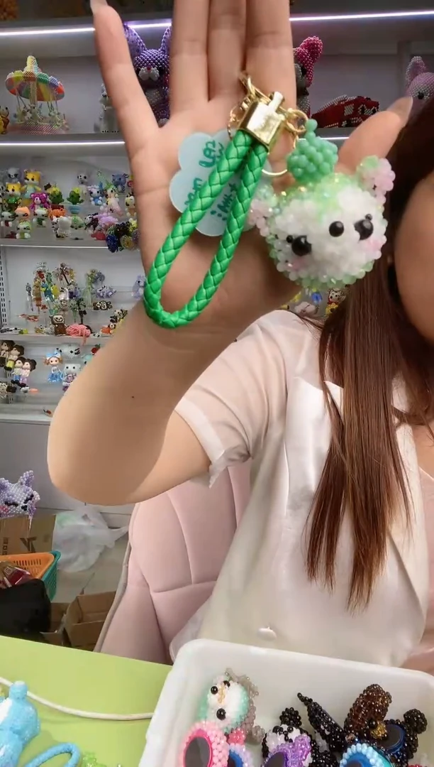 玻璃C71卡4杰拉多尼化妆镜材料包1套带皮绳带牌牌