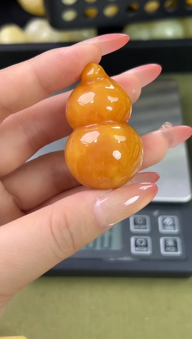 裸石琥珀未镶嵌琥珀蜜蜡吊坠