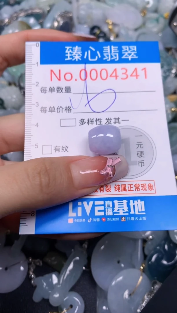【闪购商品】翡翠颈饰未镶嵌含绳0004341