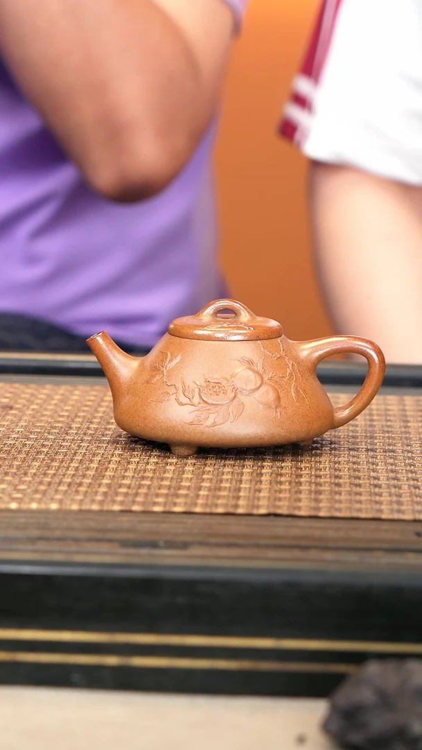 茶壶紫砂ZCJ43《石榴·石瓢》柴烧