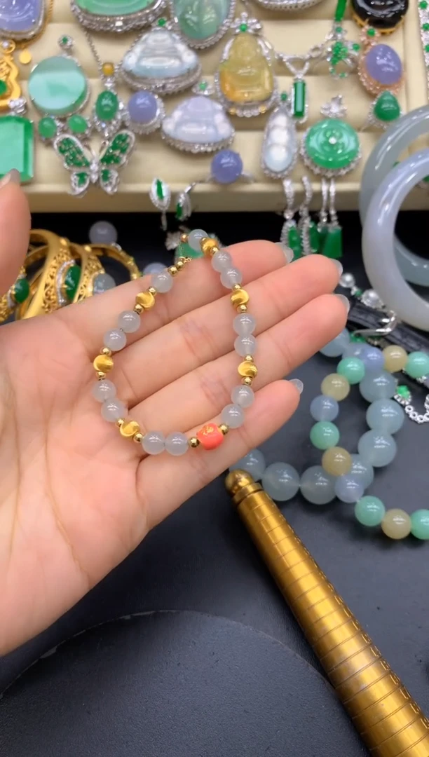 【闪购商品】翡翠手链未镶嵌261-中国好珍宝