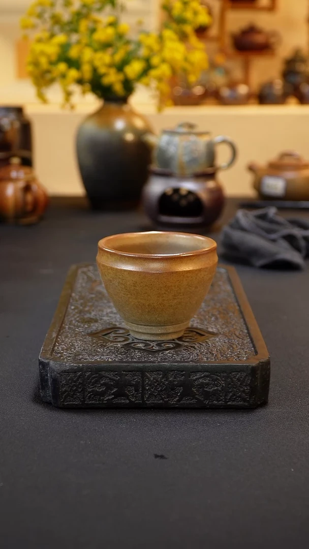 茶壶紫砂纯自然柴烧