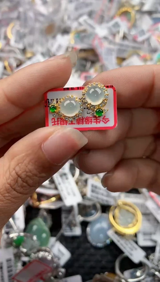 银S925镶嵌戒指翡翠121212----6