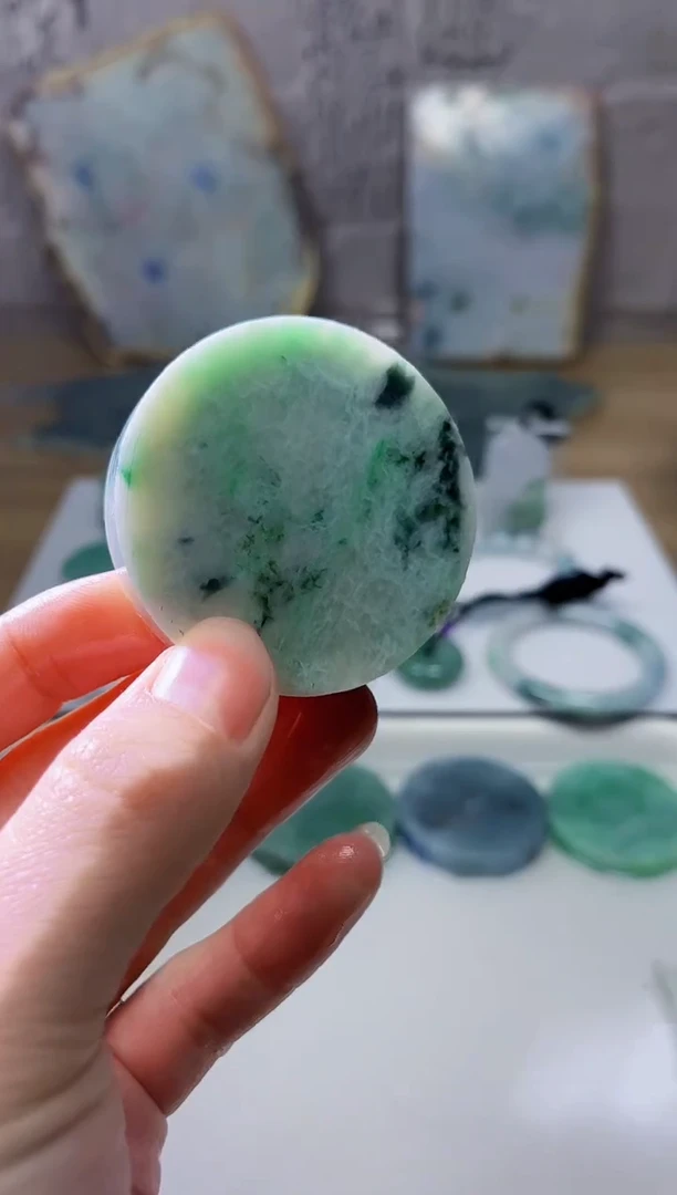 裸石翡翠天然翡翠A货石 南 653