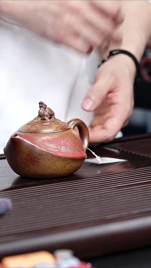 紫砂壶宜兴紫砂 一帆风顺壶龙骨金砂 冯永生 531