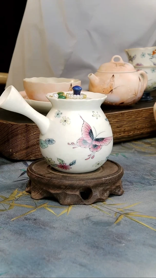 亘古茶具福利分享@侧把壶