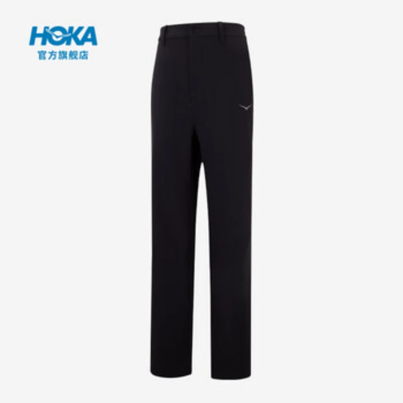 HOKA ONE ONE 女秋季新款户外徒步防风保暖加绒软壳长裤