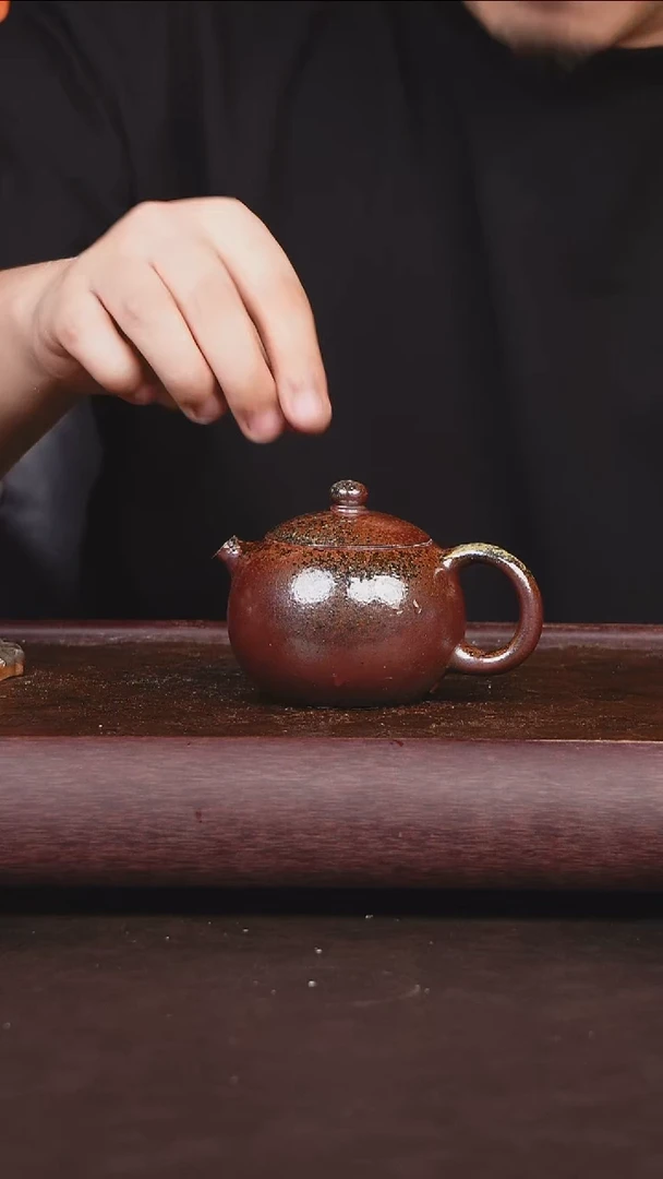 茶壶紫砂柴烧 西施