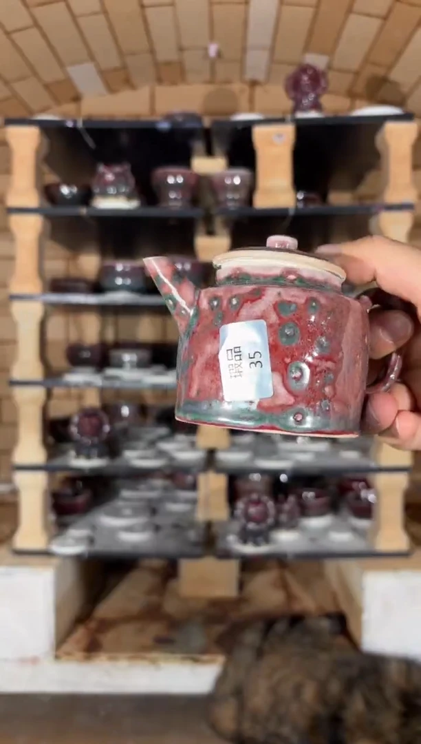 摆件精品窑变钧瓷茶器