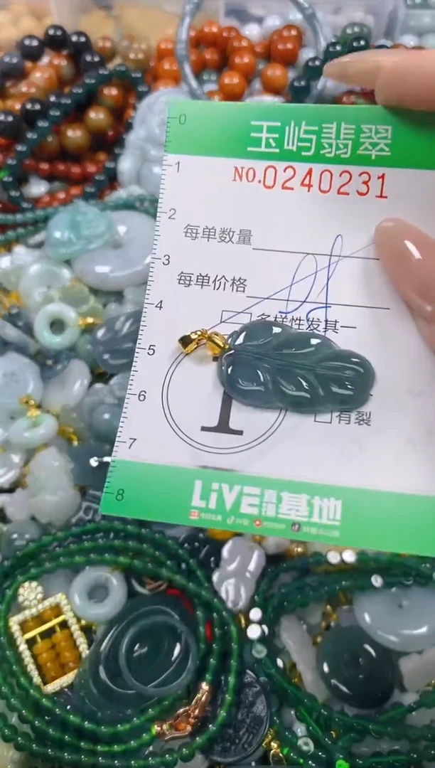 颈饰未镶嵌翡翠闪购0240231多样性发其一