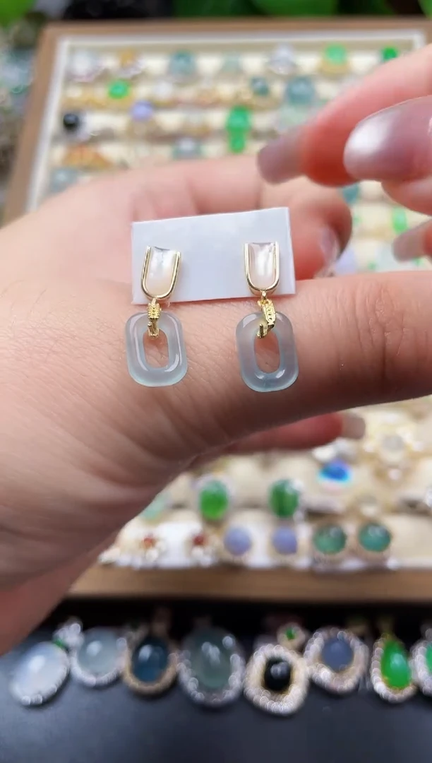 未镶嵌翡翠耳饰120