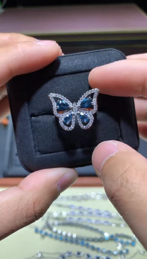 【闪购商品】托帕石戒指未镶嵌K89【多样性发其一】