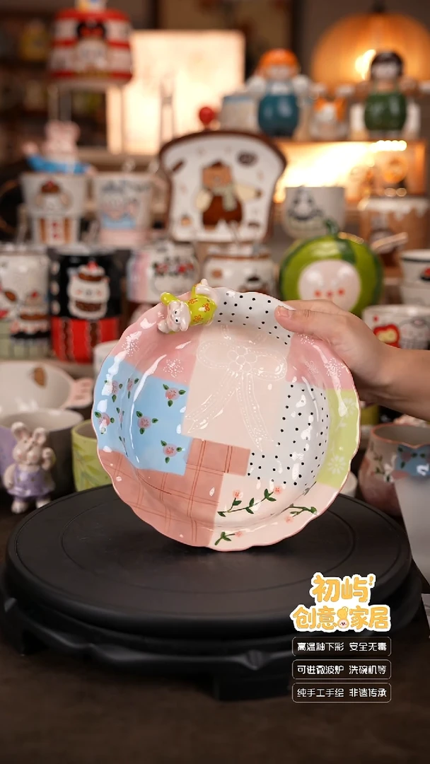 瓷初屿手工手绘餐具