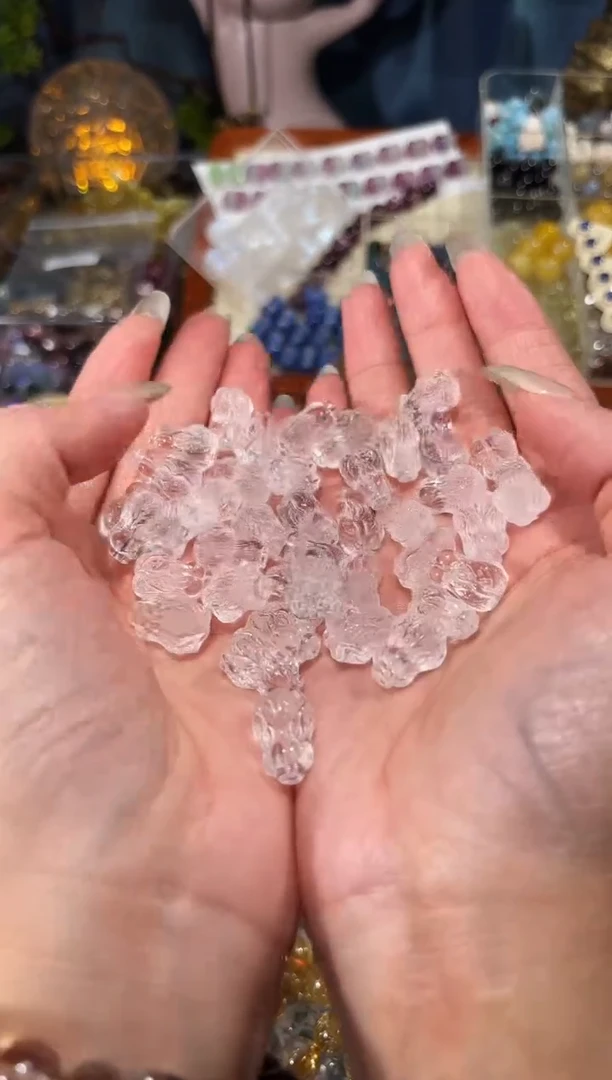 【闪购商品】水晶手串未镶嵌白水晶白菜单个宽卡10